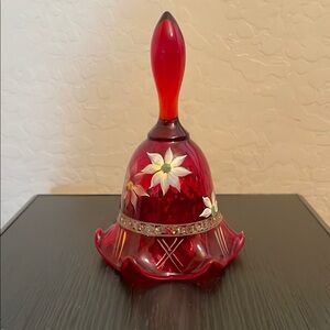 Fenton Bell with Floral Design